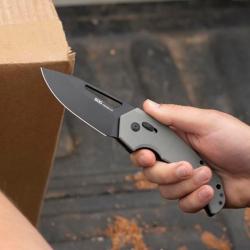 Couteau SOG Prohen XR Lame Acier D2 Manche G10 Gris XR Lock SOG12250357