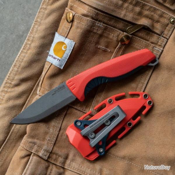 Couteau SOG Aegis FX Lame Acier 4116 Manche GRN Rouge Indigo Etui Kydex Taiwan SOG17410341