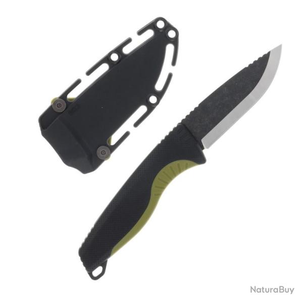 Couteau SOG Aegis FX Lame Acier 4116 Manche GRN Noir/Vert Mousse �tui UMS Taiwan SOG17410441