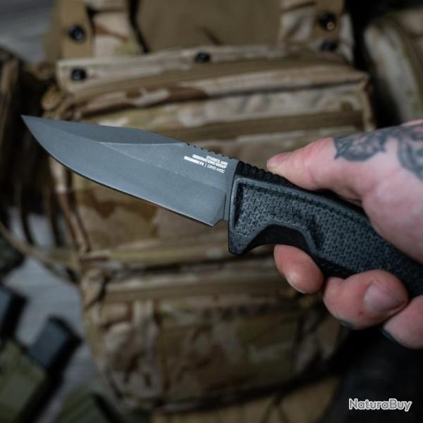 Couteau SOG Recondo FX Lame Acier 440C Manche Caoutchouc Noir Etui Kydex Taiwan SOG17220157