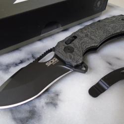 Couteau SOG Kiku XR Lame Acier CTS-XHP Tanto Manche Micarta Noir XR Lock Taiwan SOG12270257