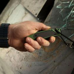 Couteau SOG Escape ATK 2.0 A/O Lame Acier AUS-8 Manche Aluminium Vert Linerlock SOG11520143