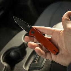 Couteau SOG Twitch III A/O Lame Acier 154CM Manche Aluminium Orange Linerlock SOG11150543