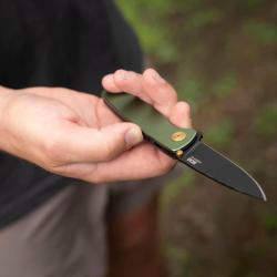 Couteau SOG Twitch III A/O Lame Acier 154CM Manche Aluminium Vert Linerlock SOG11150443