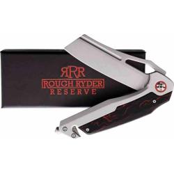 Couteau Rough Rider Reserve Secours Lame Acier 8Cr13MoV Manche Inox/G10 Frame Lock RRR034