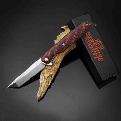 Couteau Rough Rider Reserve Tanto Lame Acier D2 Manche G10 Liner Lock A/O RRR032