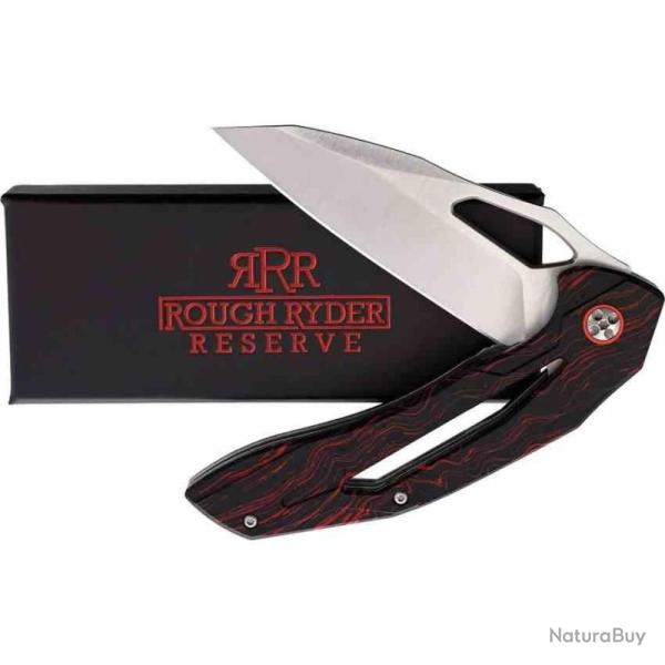 Couteau Rough Rider Reserve Lame Acier D2 Manche G10 Liner Lock RRR030