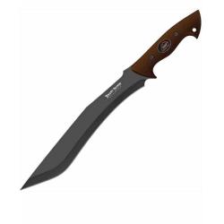 Couteau Fixe Outdoor Edge Brush Demon Lame Acier 65Mn Manche TPR Noir Etui Nylon OEBD10C