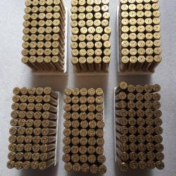 300 &eacute;tuis en 6,5x55 en S&B tir&eacute;es 1 fois.
