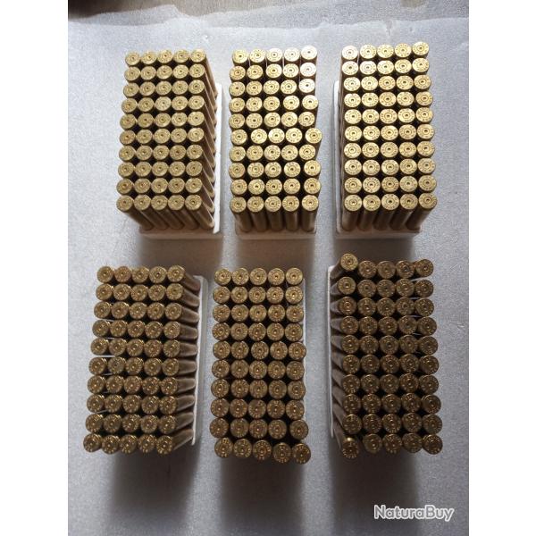 300 �tuis en 6,5x55 en S&B tir�es 1 fois.
