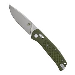 Couteau Cobratec EDC Scout Lame Acier VG-10 Manche Grivory Vert Bar Lock CBTSCTGROGB