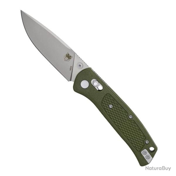 Couteau Cobratec EDC Scout Lame Acier VG-10 Manche Grivory Vert Bar Lock CBTSCTGROGB