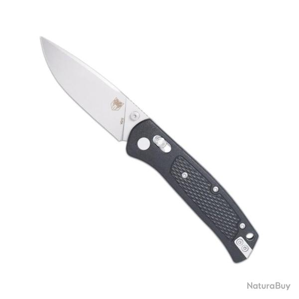 Couteau Cobratec EDC Scout Lame Acier VG-10 Manche Grivory Noir Bar Lock CBTSCTGRBKB