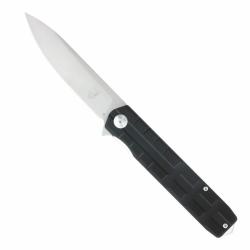 Couteau Cobratec Kuzio Lame Acier D2 Manche G10 Noir Linerlock CBTKUZIOBLKDNS