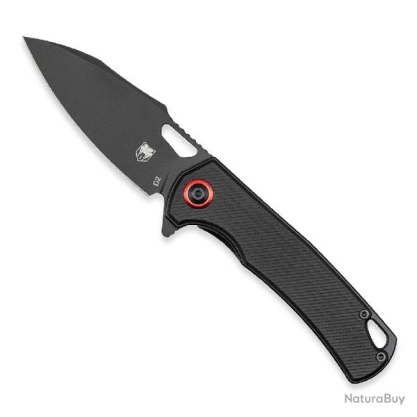 Couteau Cobratec Wolverine Lame Acier D2 Manche G10 Noir Linerlock CBTWLVRNSBK
