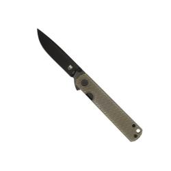 Couteau Cobratec Rook Lame Acier VG-10 Manche Titanium Bronze Linerlock CBTRKVGBK