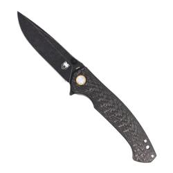 Couteau Cobratec Aventus Lame Acier S35VN Manche Carbone/Titane Framelock CBTAVN