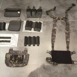 CHEST RIG FERRO CONCEPT ACCESSOIRES MULTICAM BLACK