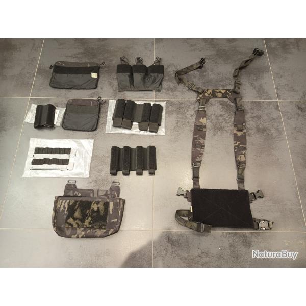 CHEST RIG FERRO CONCEPT ACCESSOIRES MULTICAM BLACK