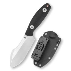 Couteau Trivisa Pumpkin Lame Acier 14C28N Manche Carbone G10 Etui Kydex TVYD03CG14