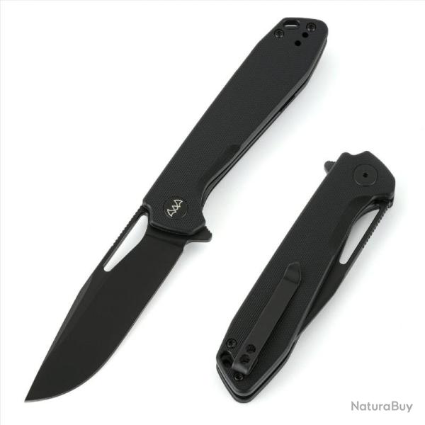 Couteau Wixco Ragnar Lame Acier 14C28N Manche G10 Black Liner Lock WXC11B