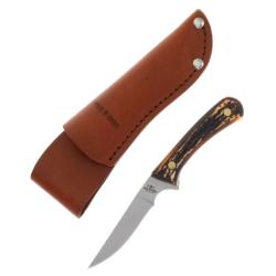 Couteau Fixe Bear & Son Bird Lame Acier Haute Teneur en Carbone Manche Delrin Made In USA BC751