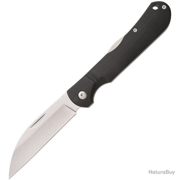 Couteau Bear & Son Lockback Lame Wharncliffe Manche G10 Noir Made In USA BC484LGB