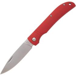 Couteau Bear & Son Slip Joint Lame Acier D2 Manche G10 Rouge Made In USA BC457GR