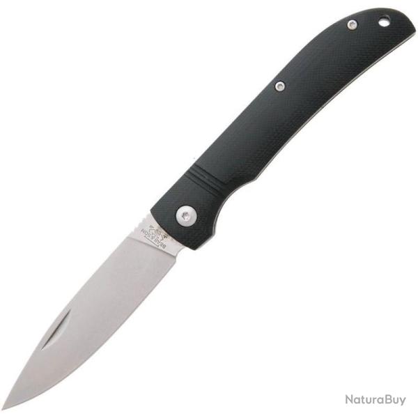 Couteau Bear & Son Slip Joint Lame Acier D2 Manche G10 Noir Made In USA BC457GB