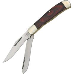Couteau Bear & Son Little Trapper Lame Acier 440 Manche Bois de Rose Made In USA BC254
