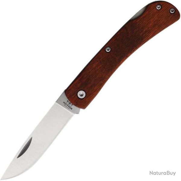Couteau Bear & Son Farmhand Small Lockback Lame Acier 440 Manche Bois de Rose Made In USA BC237LR