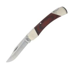 Couteau Bear & Son Midsize Lockback Lame Acier 440 Manche Bois de Rose Made In USA BC205R