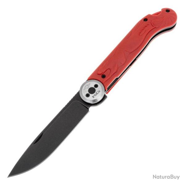 Couteau de Poche Daggerr Peremen Mys Linerlock Lame Acier 8Cr14MoV Manche FRN Rouge DGR2401RDBW