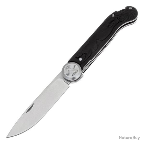 Couteau de Poche Daggerr Peremen Mys Linerlock Lame Acier 8Cr14MoV Manche FRN Noir DGR2401BKSW
