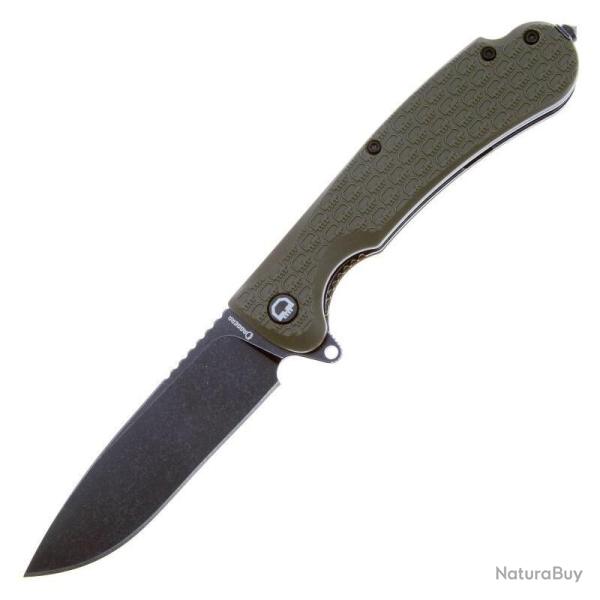 Couteau de Poche Daggerr Wocket Linerlock Lame Acier 8Cr14MoV Manche FRN Olive DGRWKFOLBW