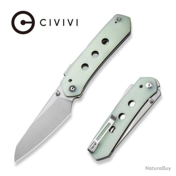 Couteau Civivi Vision FG Lame Acier Nitro-V Manche G10 Naturel Superlock C220362CP