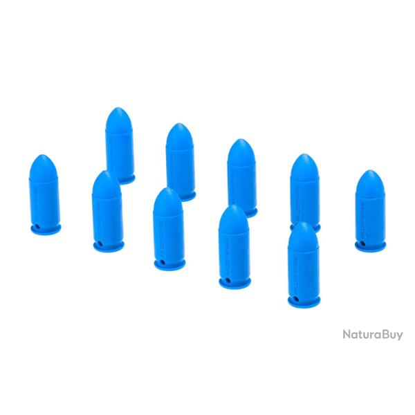 IMI Defense Dummy Bullets .45 ACP - lot de 10 cartouches factices - Blue
