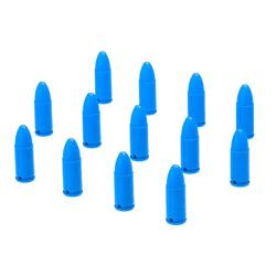 IMI Defense Dummy Bullets 9x19 - lot de 15 cartouches factices - Blue