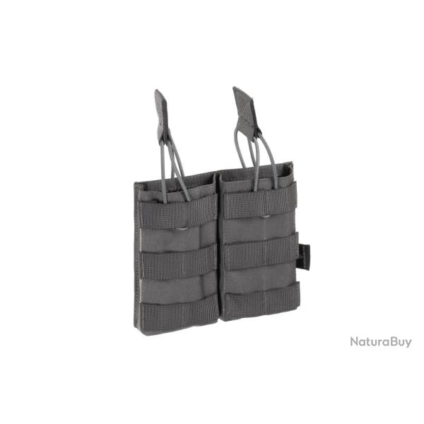 Invader Gear 5.56 Double Direct Action Mag Pouch - Wolf Grey