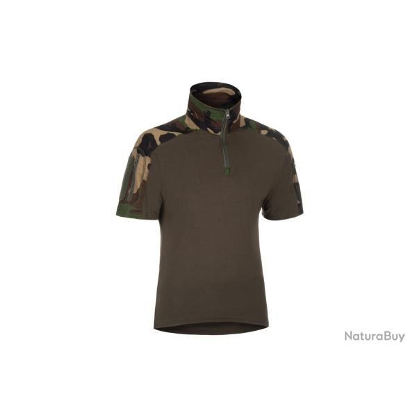 Invader Gear Combat Shirt Short Sleeve Woodland
