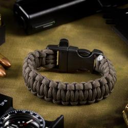 Invader Gear Survival Bracelet - Gun Grey