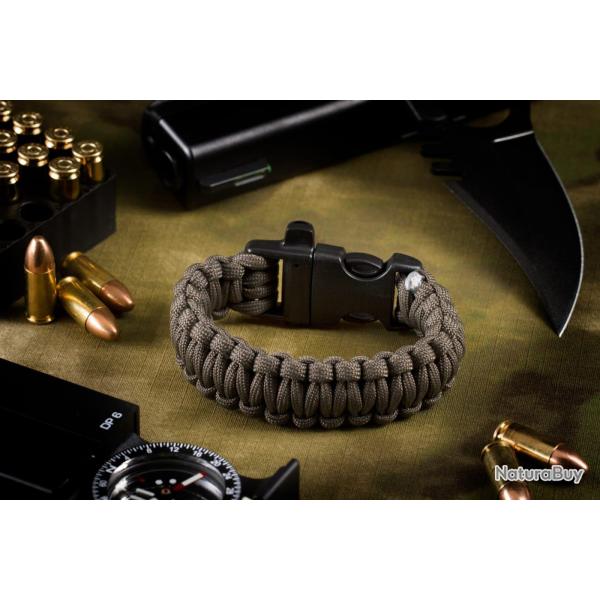 Invader Gear Survival Bracelet - Gun Grey