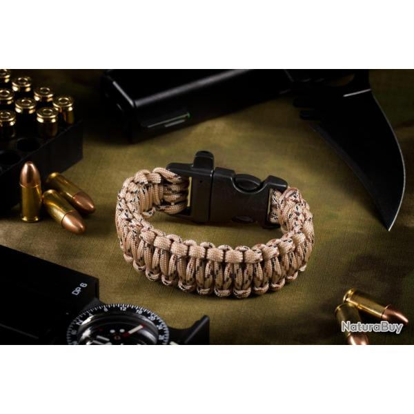 Invader Gear Survival Bracelet - Desert Camo