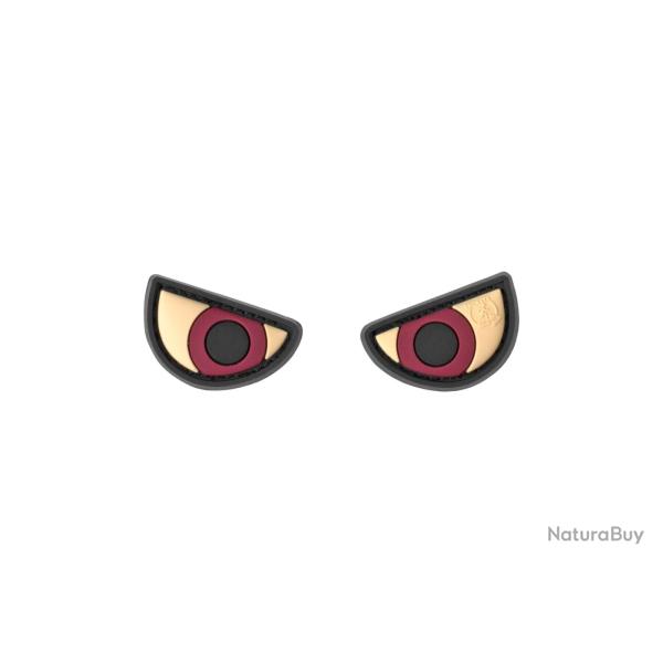 JTG Angry Eyes Rubber Patch - Multicolor