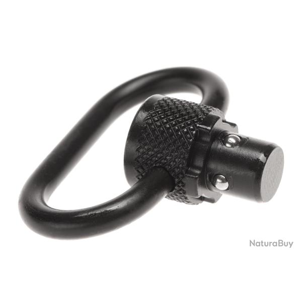 Leapers Heavy Duty Steel Push Button QD Sling Swivel 1.4 Inch