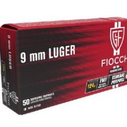CARTOUCHES FIOCCHI 9MM 123gr x 50