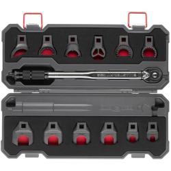 Real Avid Master-Fit AR15 - jeu de 13 cl&eacute;s crowfoot dynamom&eacute;triques