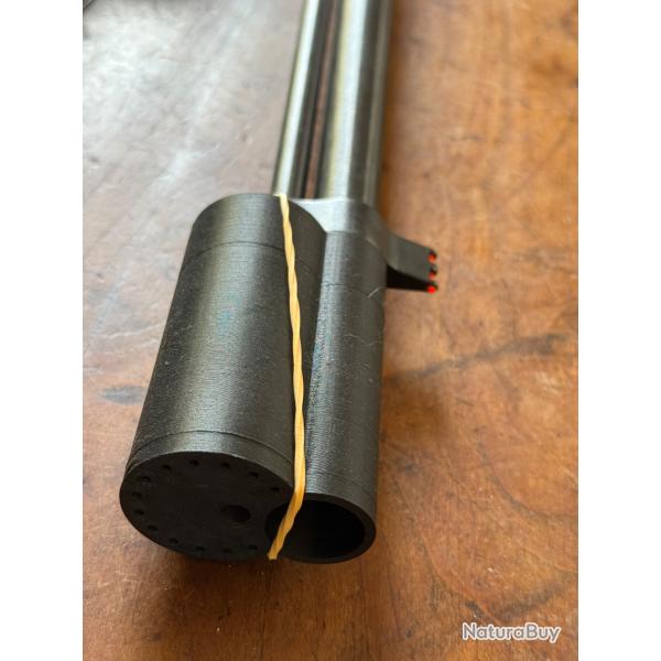 CHIAPPA M6 22lr/20 : Silencieux .22lr M3D prototype de test.