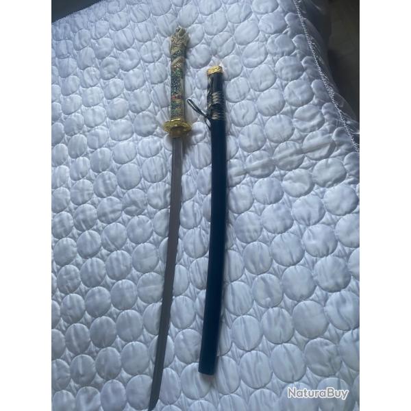 Katana Highlander r�plique officielle - T�te de Dragon (Connor MacLeod)