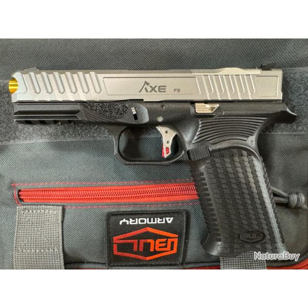 BUL Axe FS Tomahawk silver cal 9x19mm